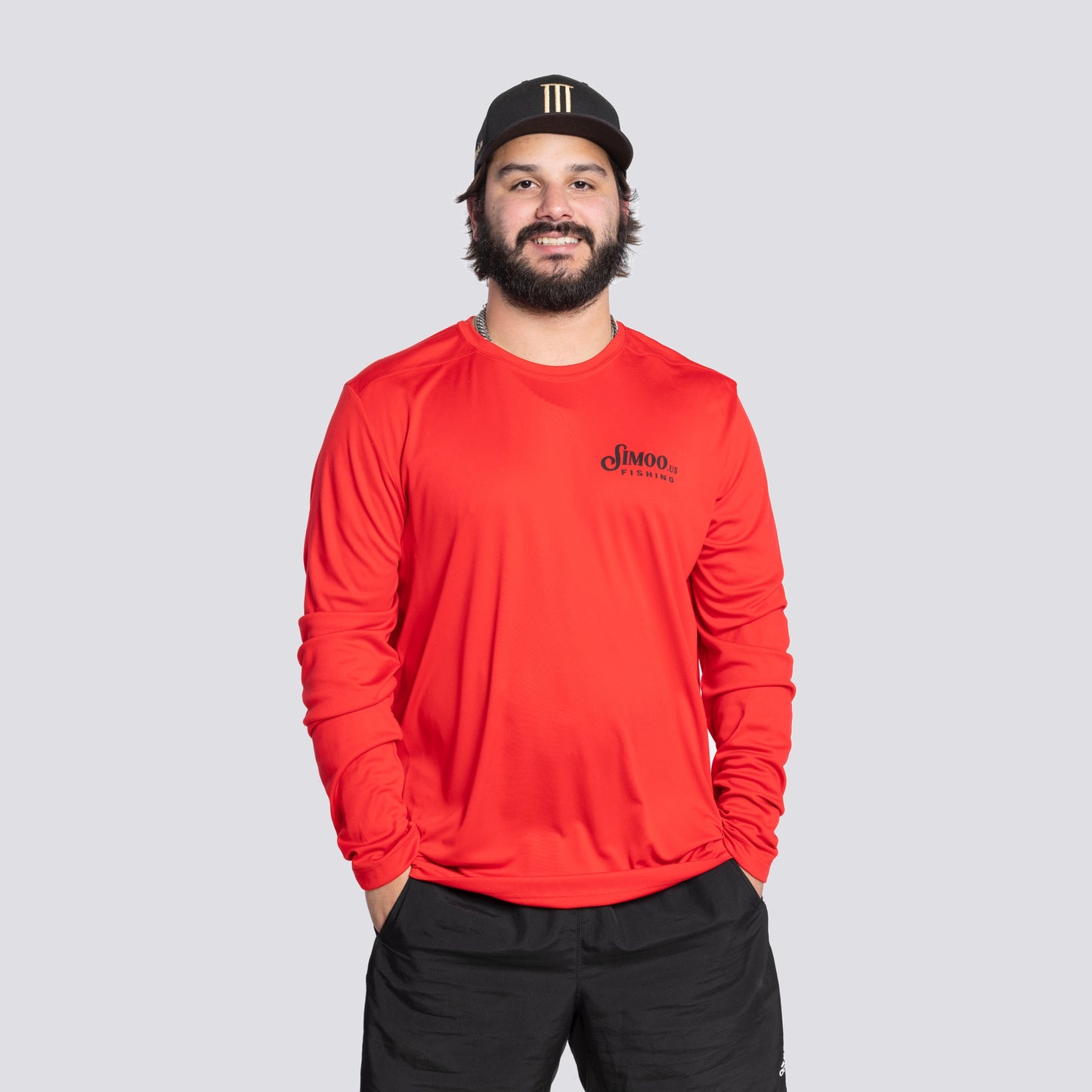 Red Fishing Long Sleeve