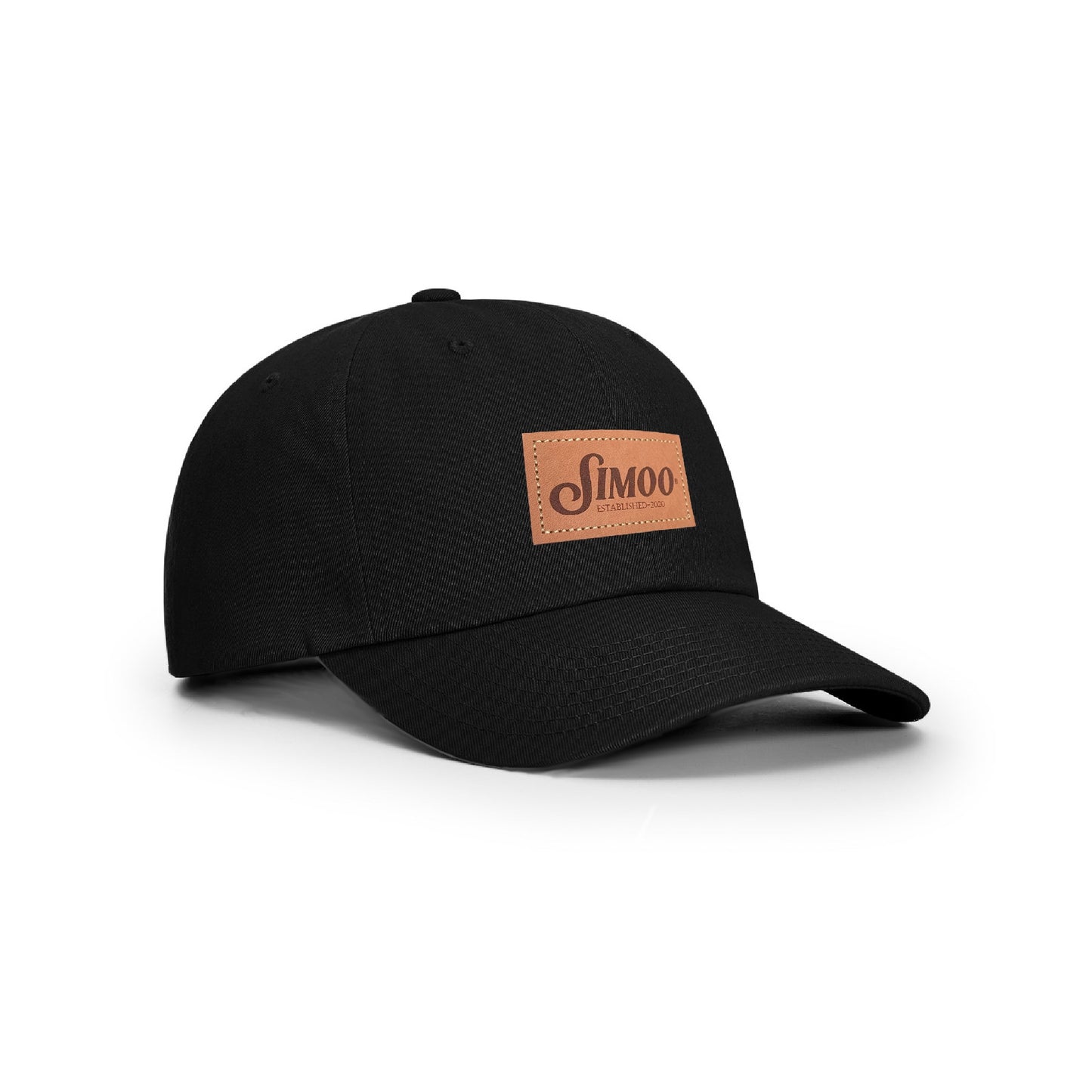 Black Simoo Patch Hat